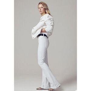 NWT J. Crew Skinny Flare Jean In White Wash 27